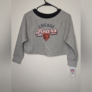 NWT Chicago Bears NFL Girls Cropped Sweatshirt Size S (6/6x)